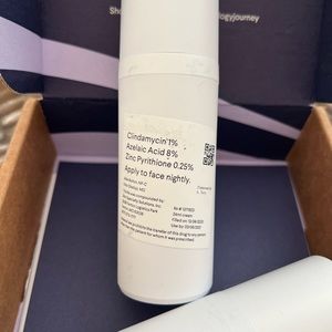 Unopened Curology blemish creams